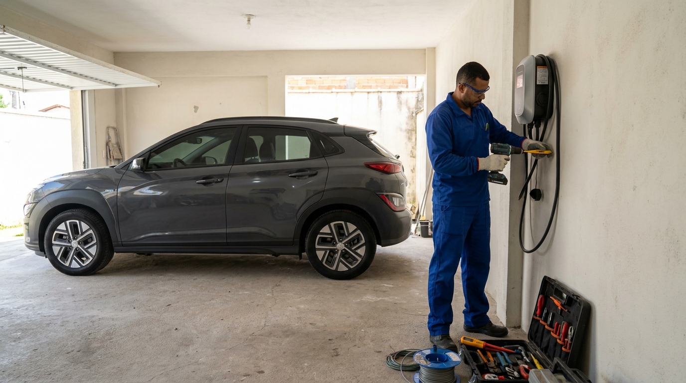 Instalação de Carregador de Carro Elétrico perto de mim em Betim‑MG