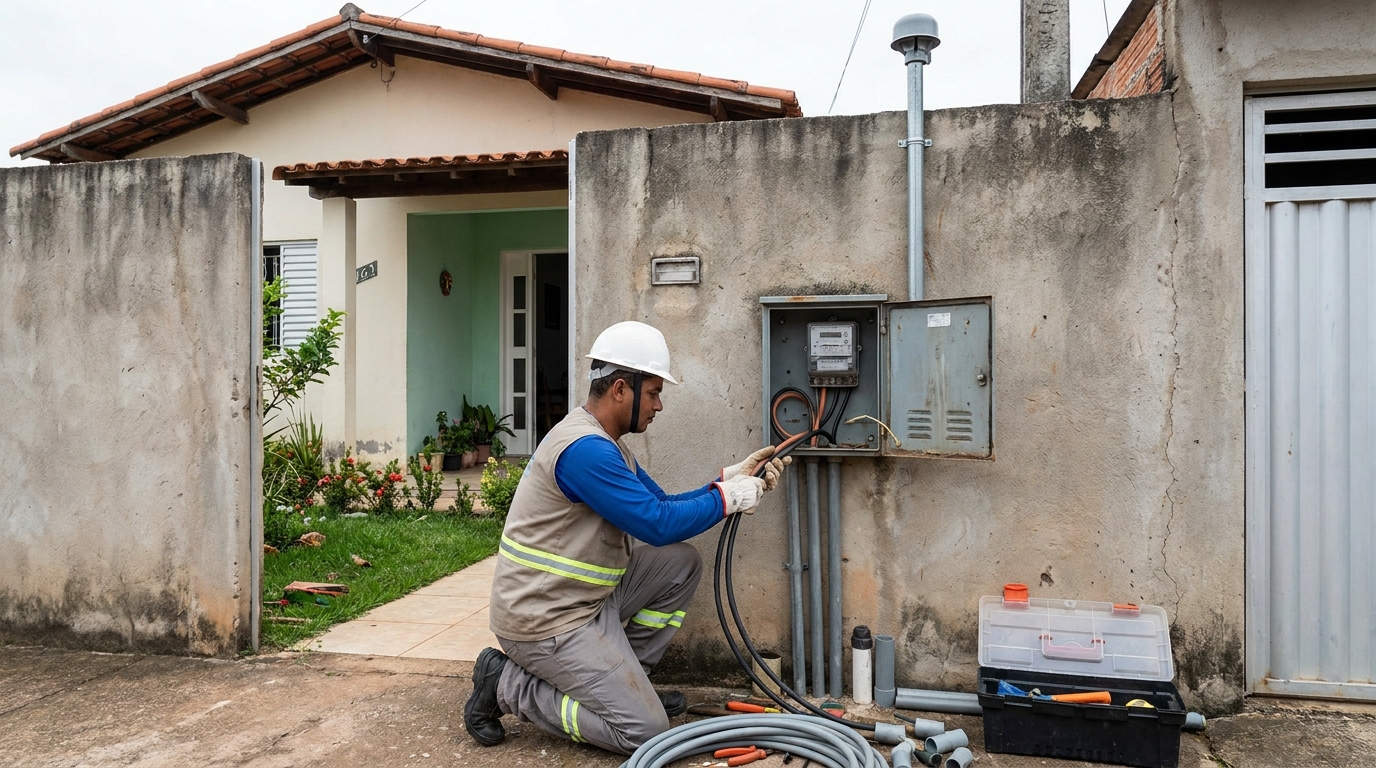 Instalacao de padrao de energia em Betim‑MG