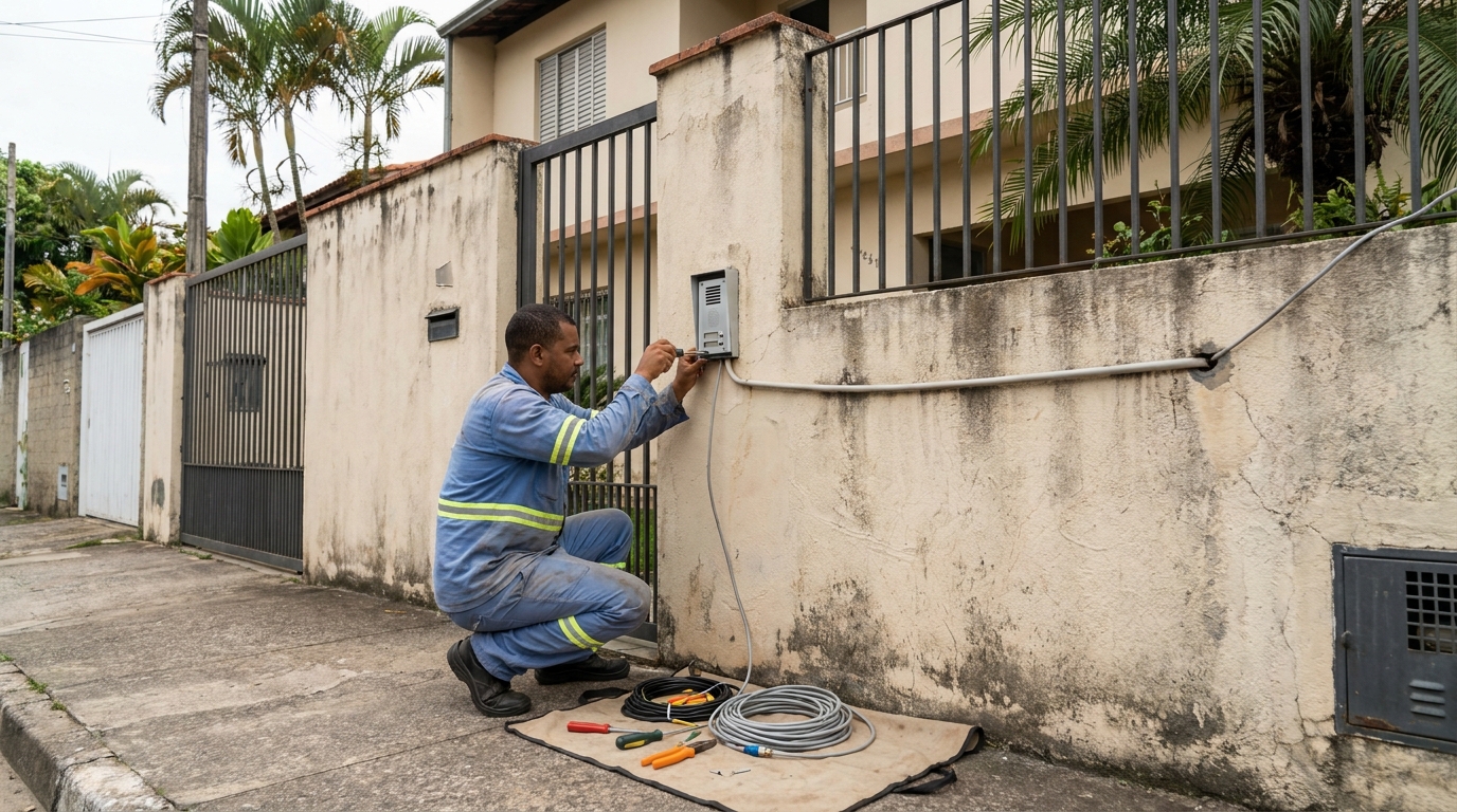 Instalacao de video porteiro em Betim‑MG